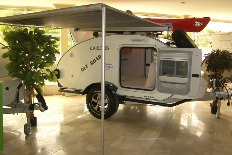 Caretta Offroad Caravan with awning