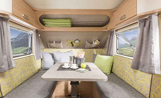 KTG TAB offroad trailer interior