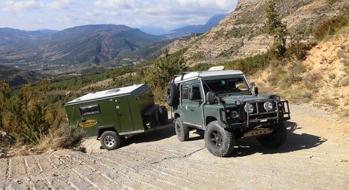 Expeditions Trailer on the road