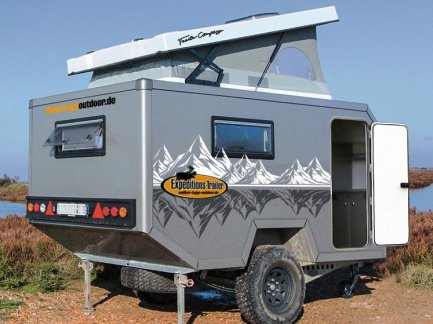 Expeditions trailer from the outside