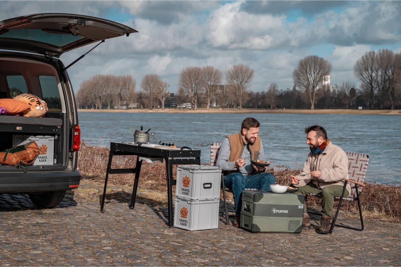 The "Koche" camping kitchen is flexible and adapts to your needs. © travel tiger