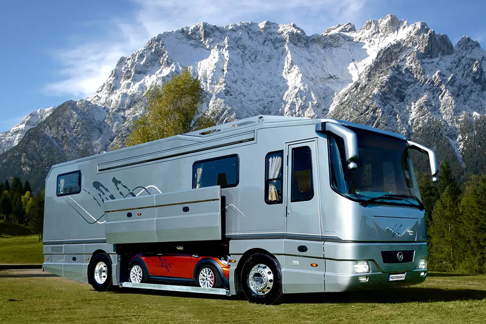 10 luxury motorhomes to marvel at – champagne, pool and bling-bling