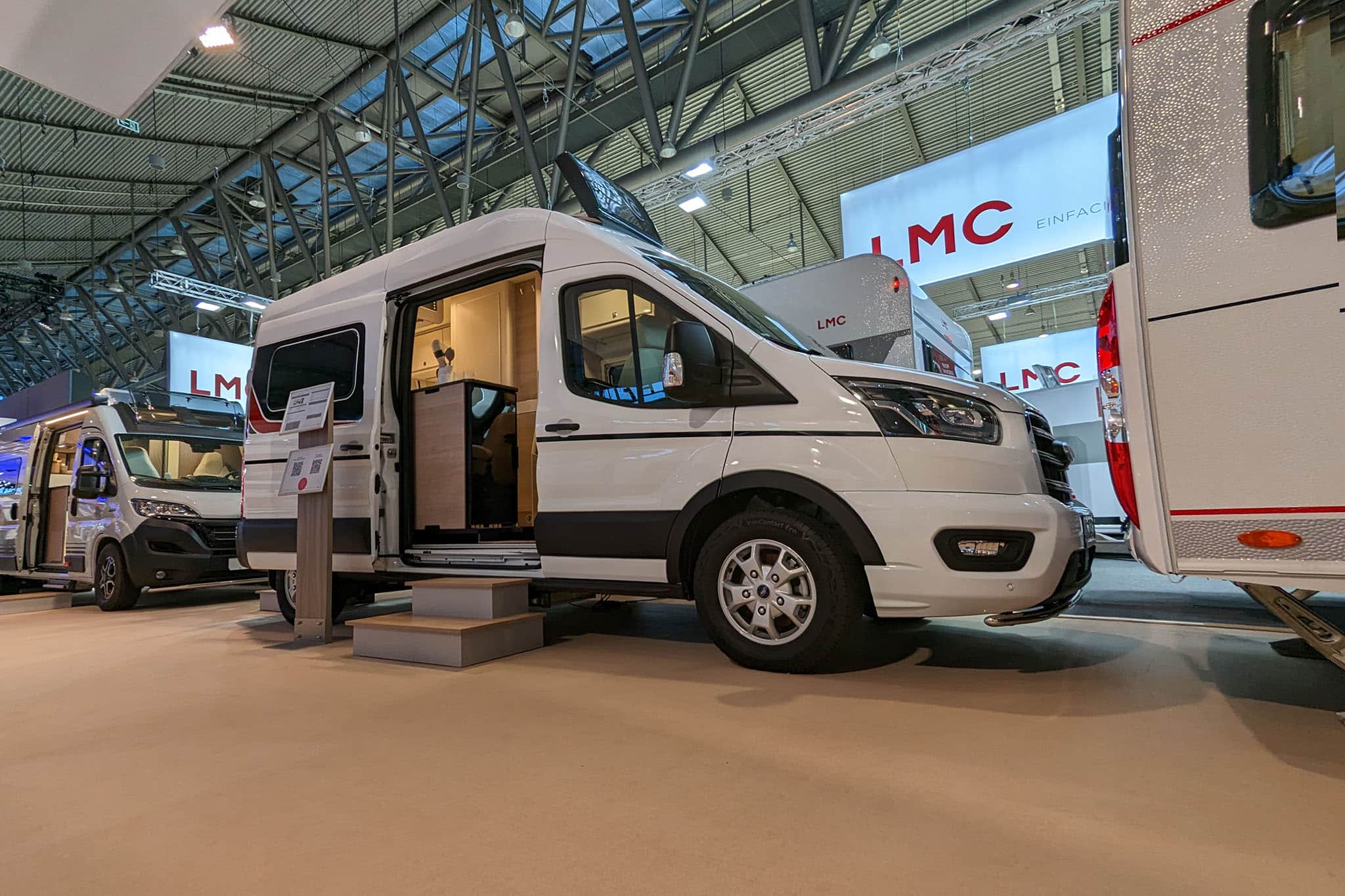 This cozy campervan is equipped with an extra-large bed