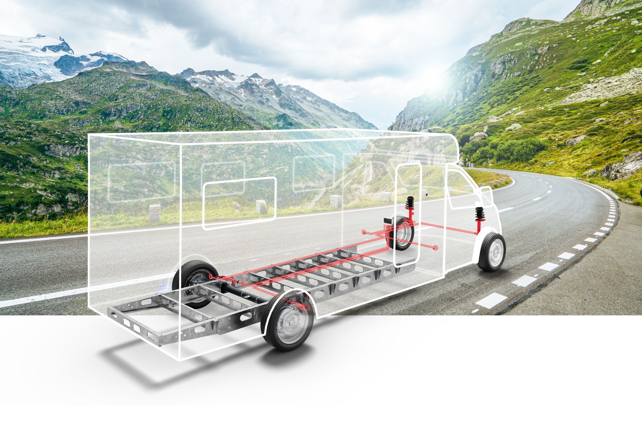 This new motorhome chassis AL-KO COMFORT DRIVE thinks with you – More driving comfort and safety