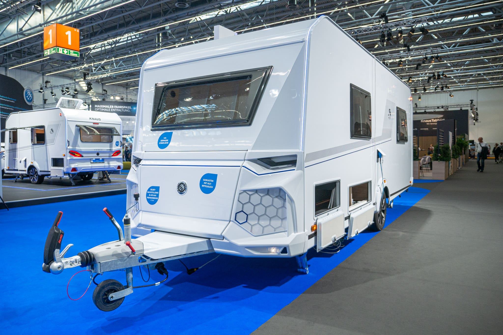 Knaus Yaseo 500 DK (2024): gas-free caravan with low weight – with 360° tour!
