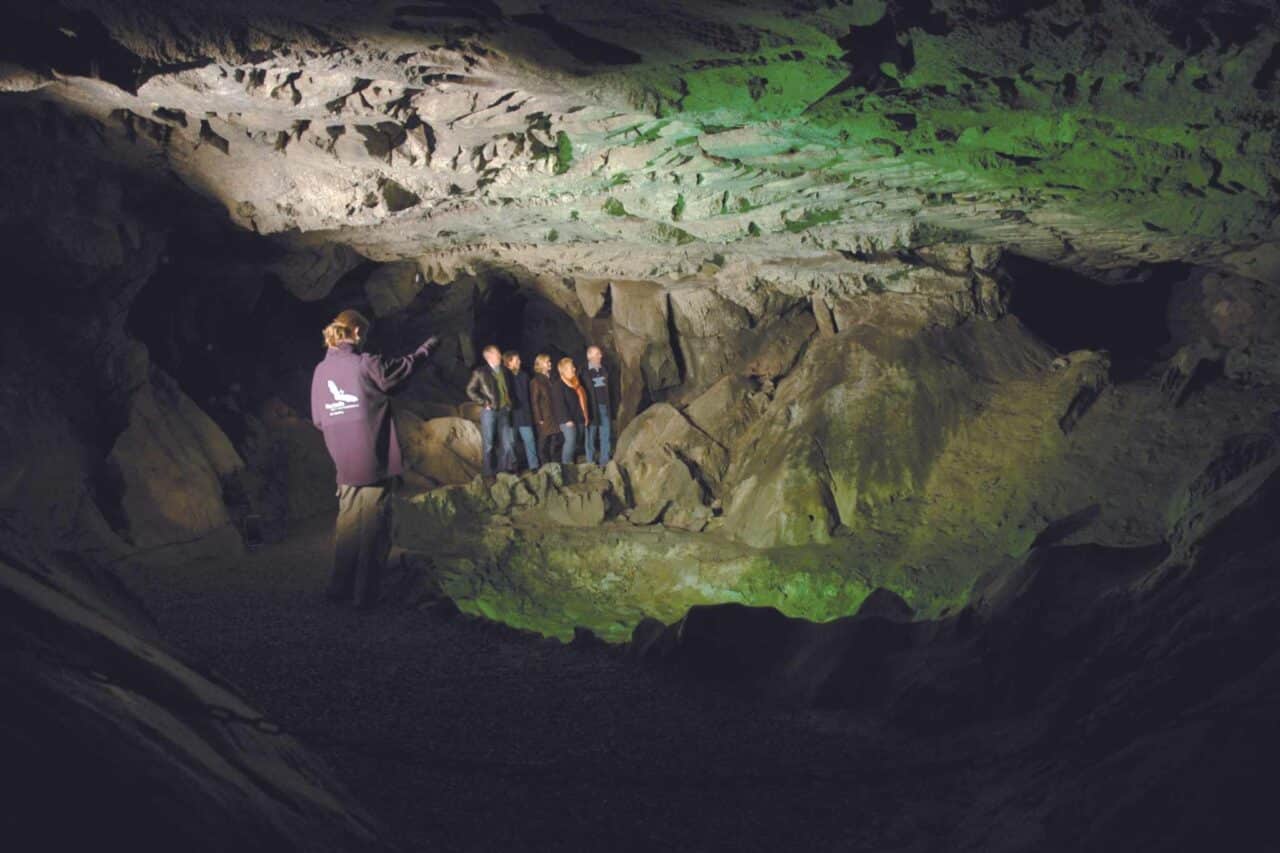 Camping near spectacular caves in Germany - Kalkberghöle