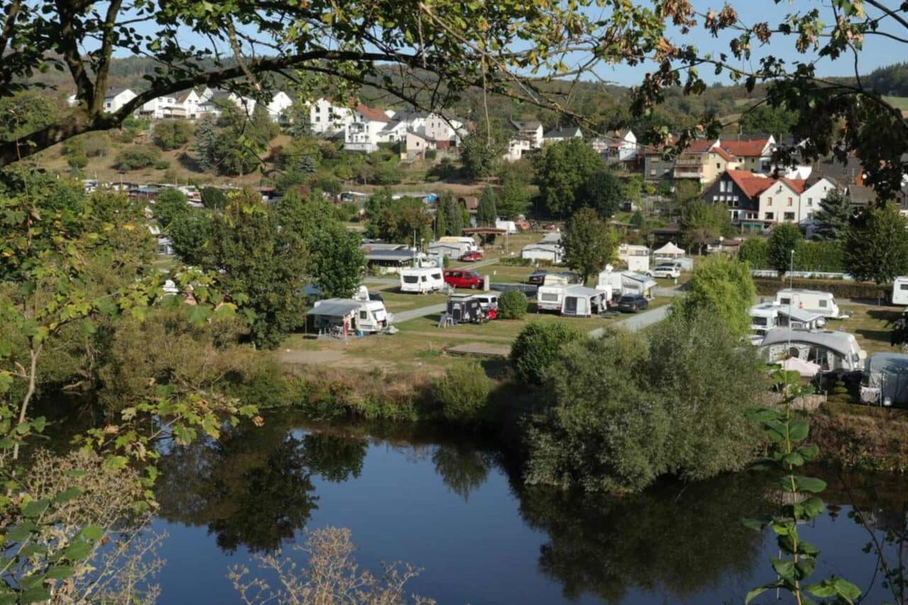 Camping near spectacular caves in Germany - Kristallhöle