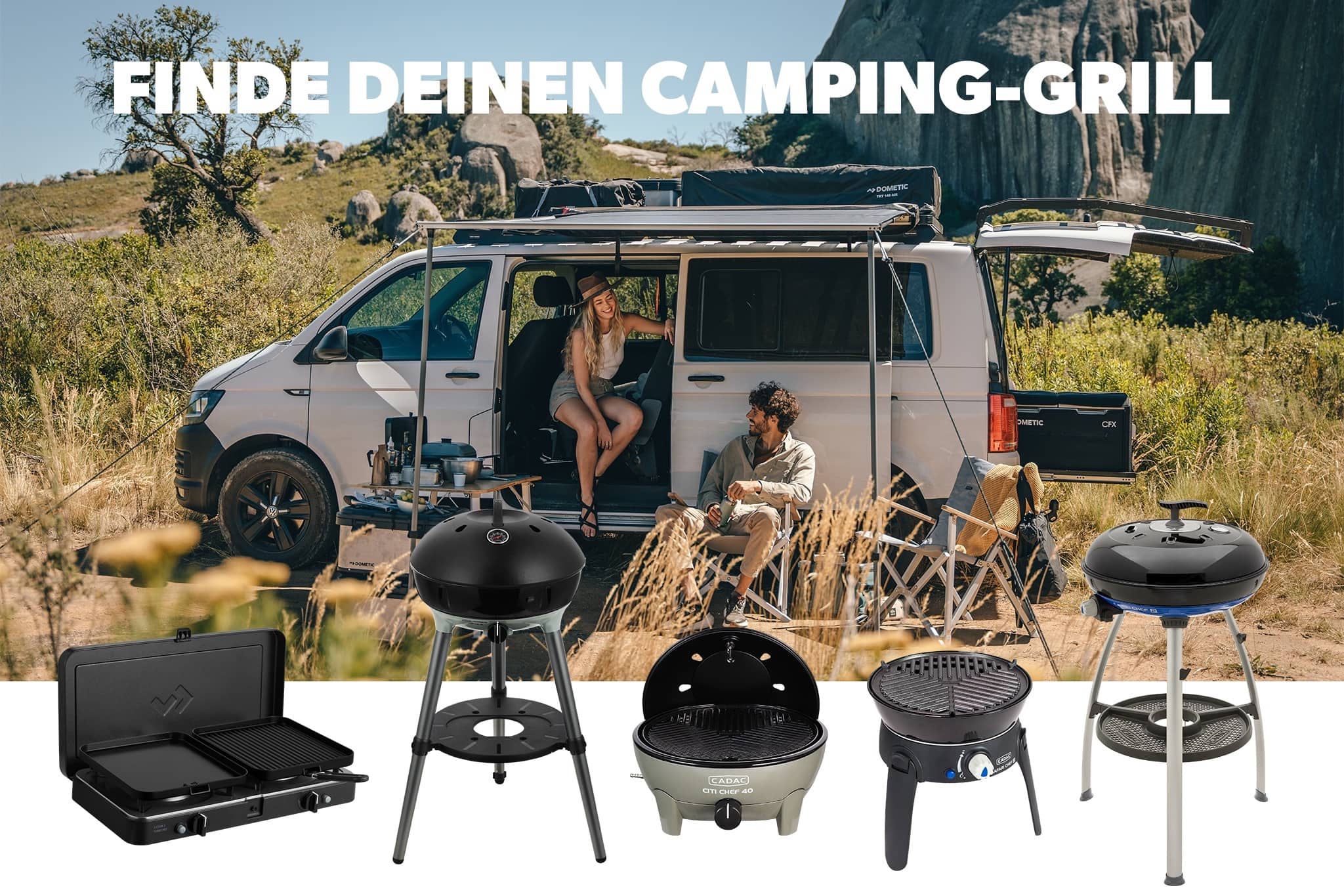 CADAC camping barbecues: Which gas barbecue suits you best?