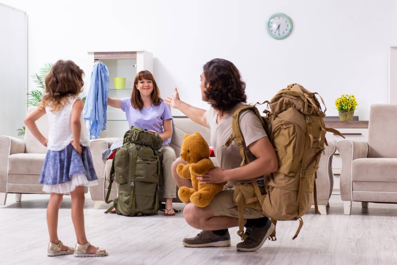 Minimalist packing list for camping with a child