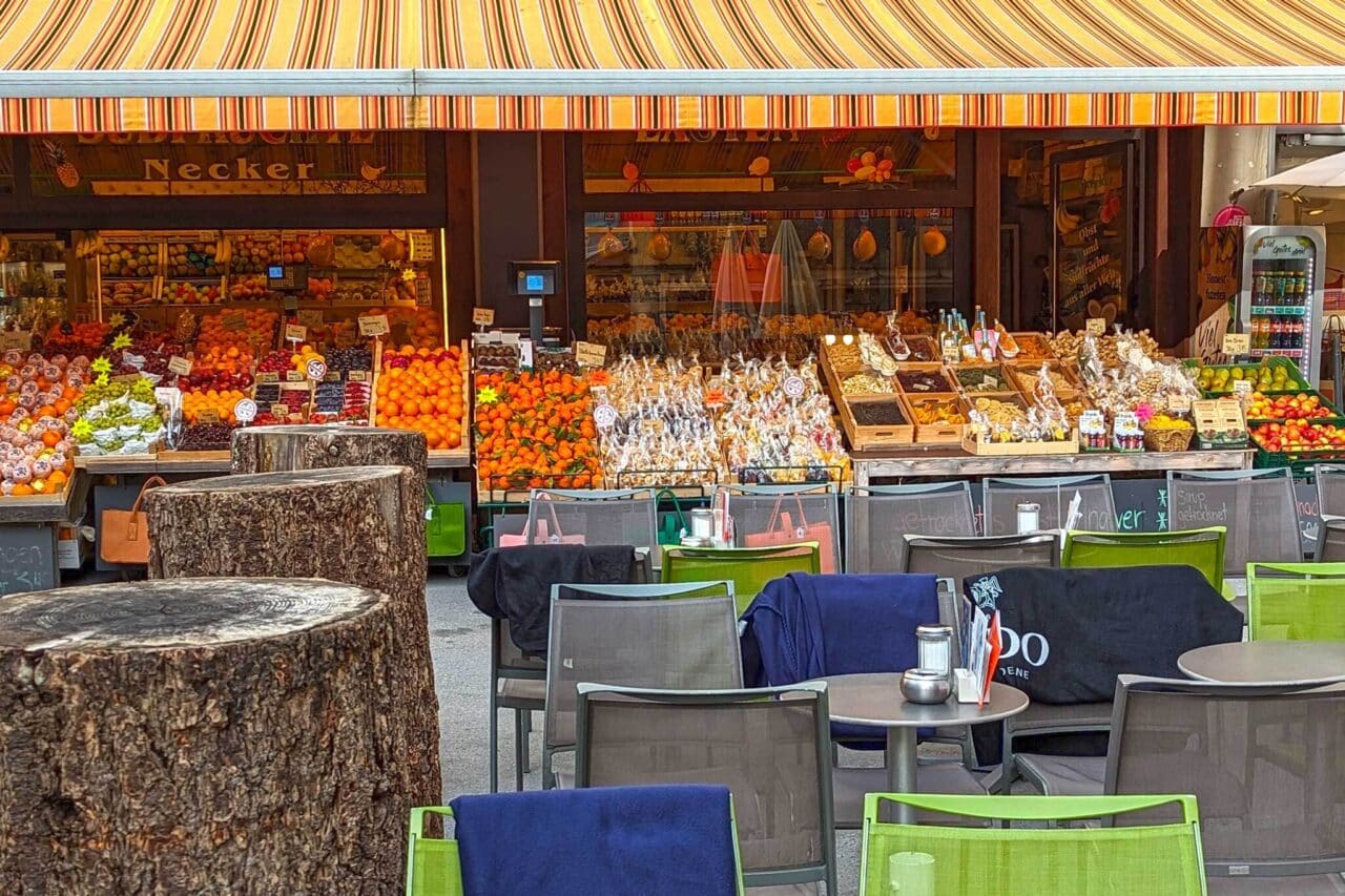 Camping in Augsburg City Market