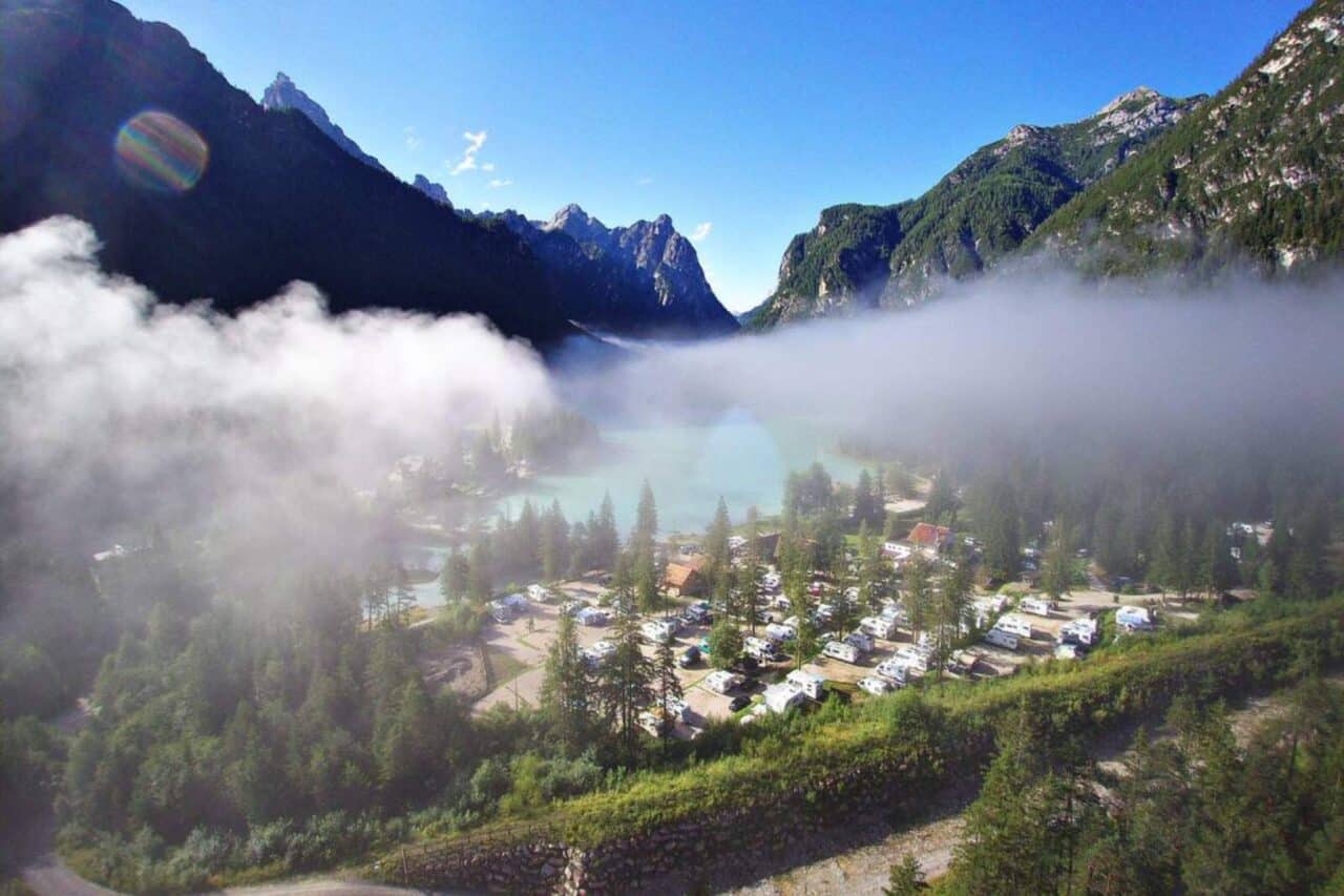 Camping in South Tyrol Dolomites