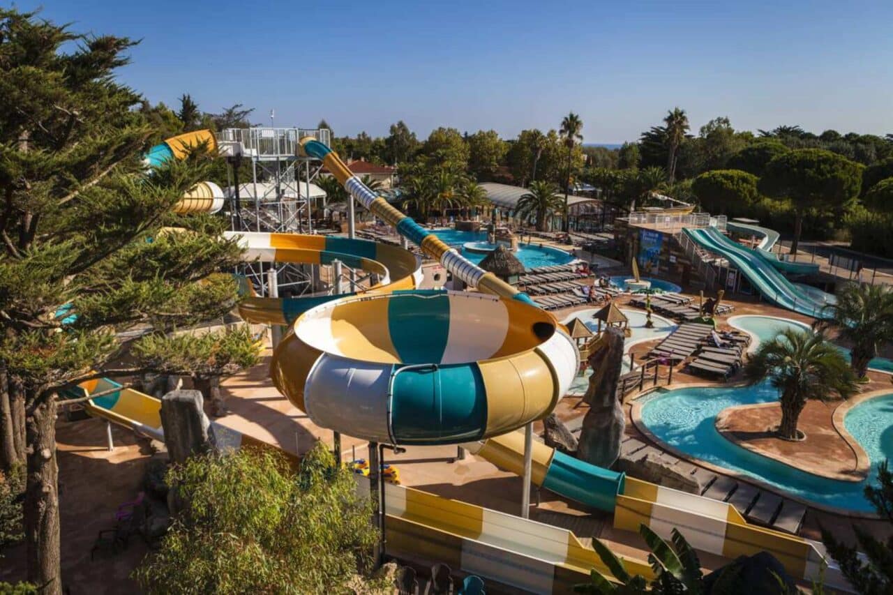 Campsites with water parks France