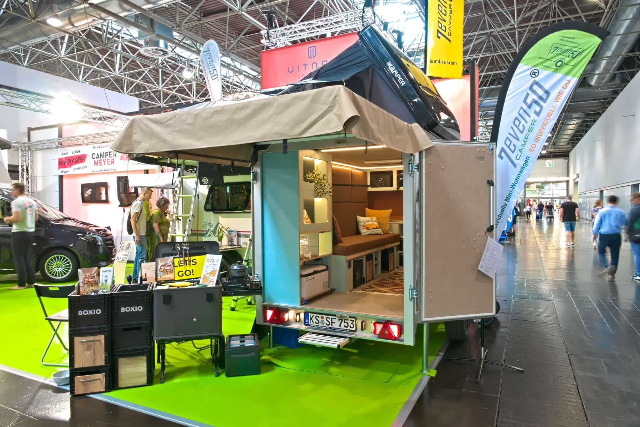 7even50 Mini-Travel (2025) – Mini caravan with roof tent and up to 5 sleeping places