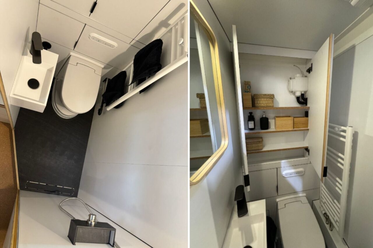 Greenlander Sherpa 4x4 (2025) - Eco-friendly luxury motorhome with all-wheel drive for 2 people 5 greenlander sherpa 4x4 bad caravan salon 2024 c katja scholz
