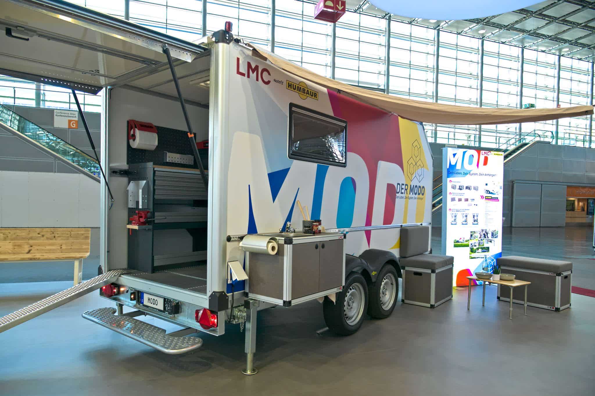 LMC Modo (2025): Modular caravan with modular system based on Humbaur