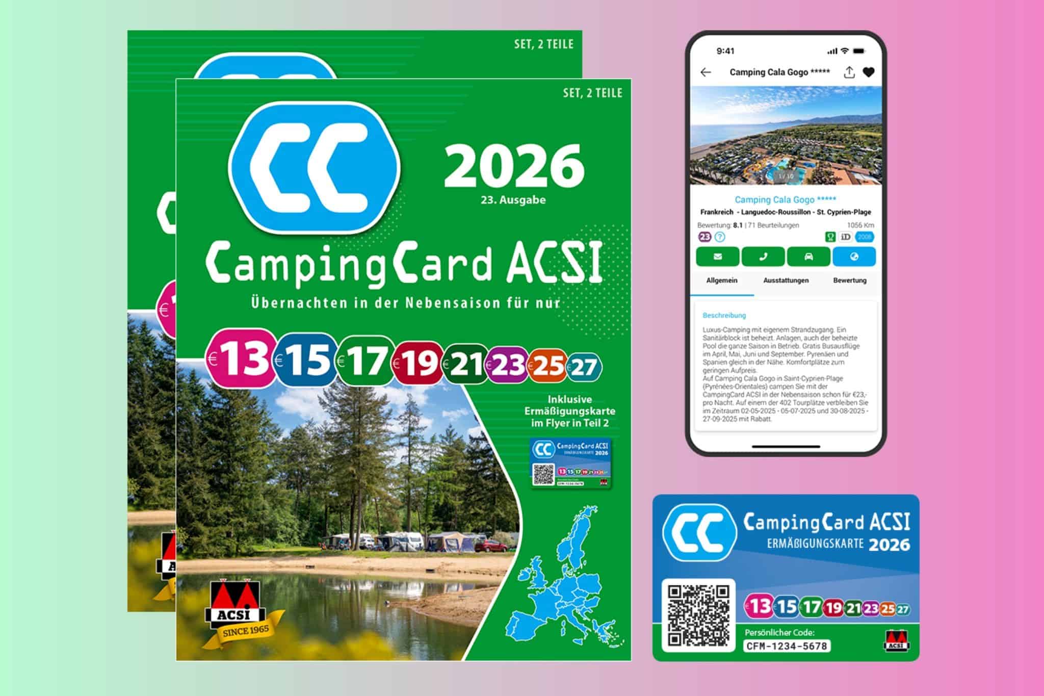 ACSI CampingCard 2024 – save big in the low season
