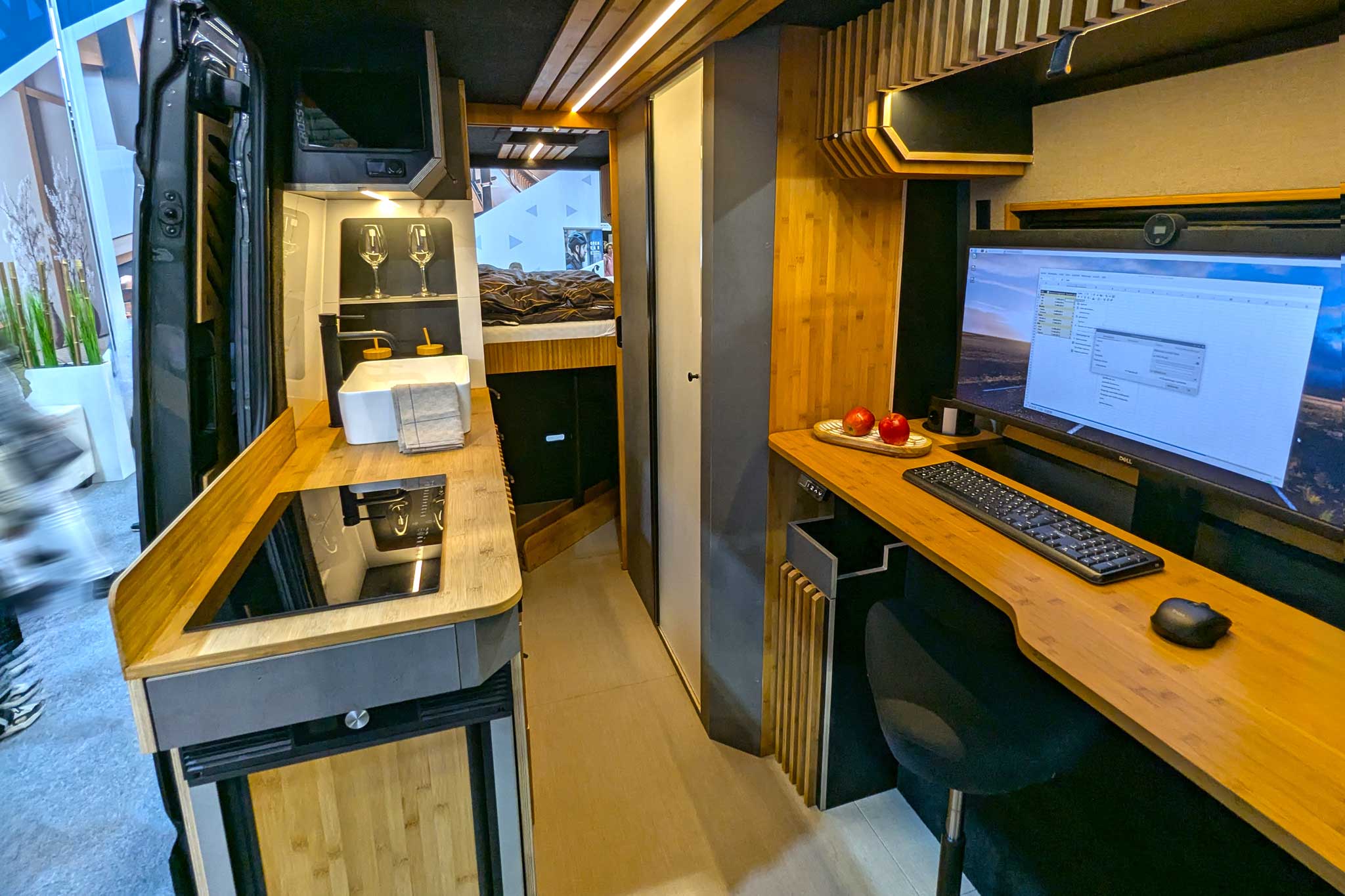 Alpine Cross Cabin Adventure Office (2025): comfortable camper with extensive office equipment