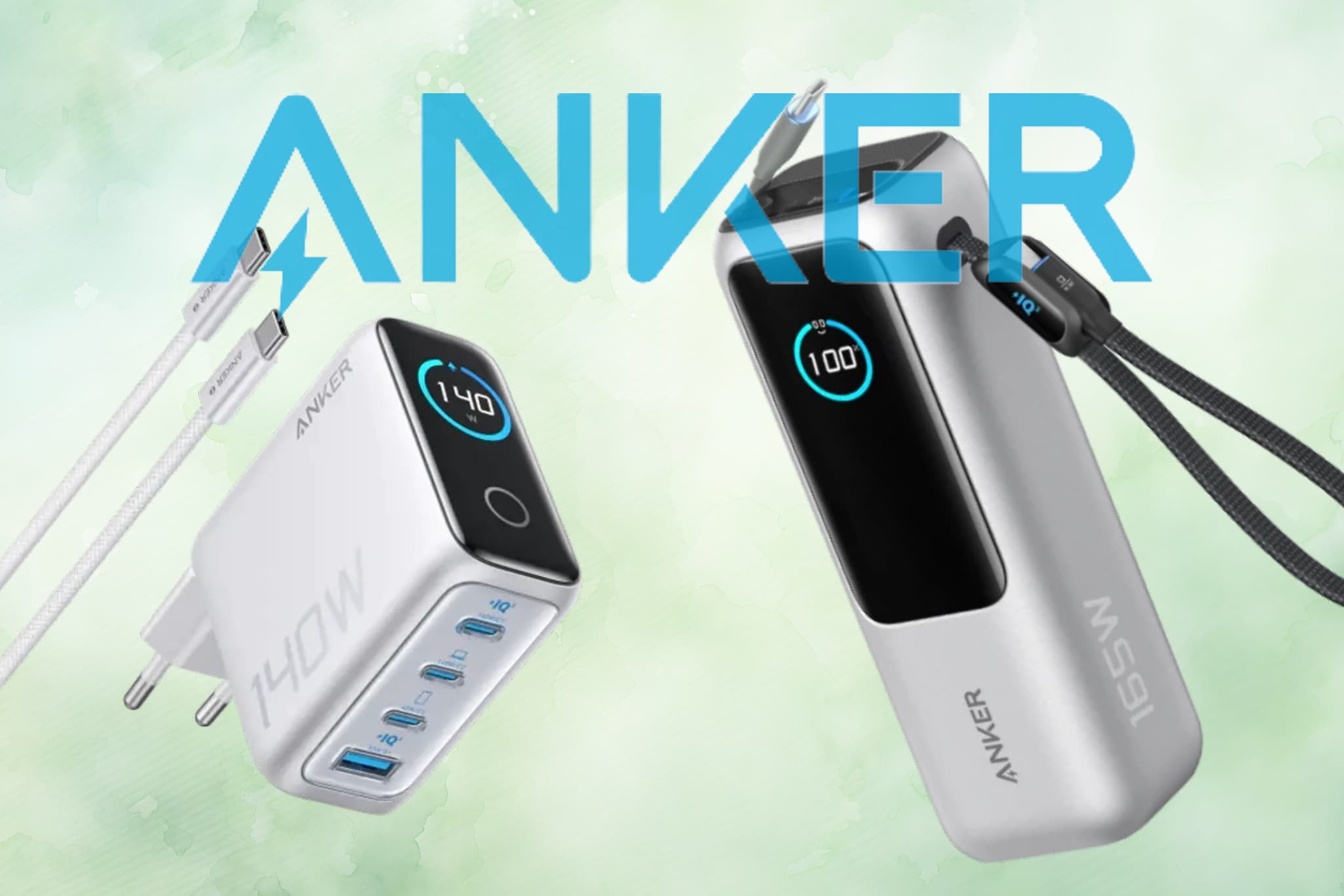 New products from Anker: Innovative charger & powerful power bank